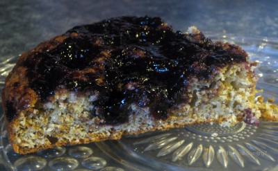 Blackberry Bran Coffee Cake