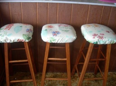 handmade bar stool covers