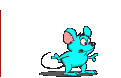 frightened mouse
